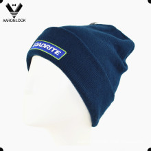 Beanie con bordado personalizado del logotipo del acrílico con el pun ¢ o